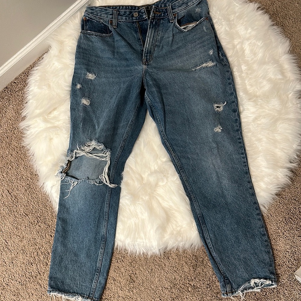 Abercrombie distressed jeans